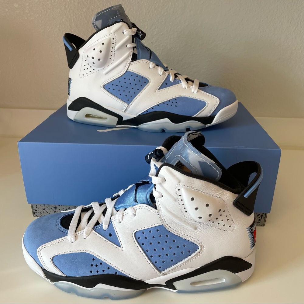 Air Jordan 6 Retro ‘UNC’ - University Blue/White-Black
